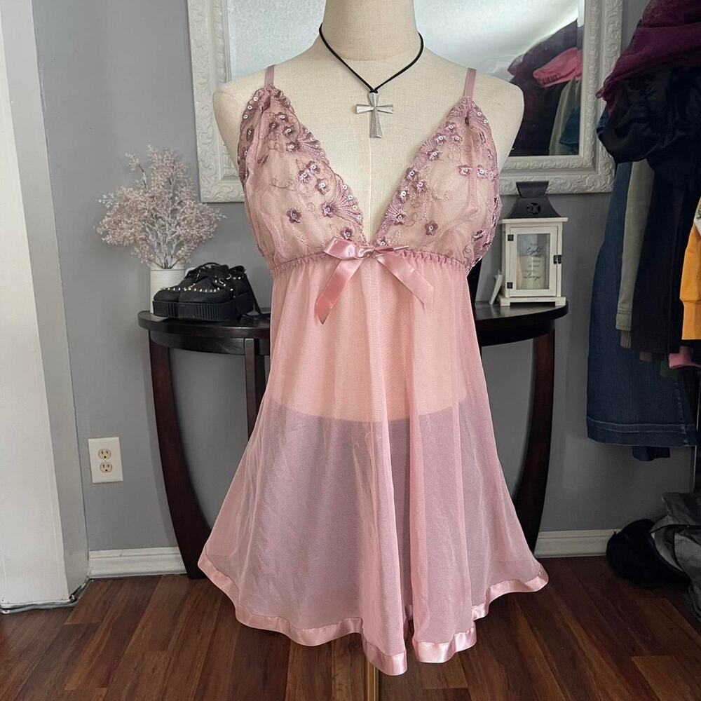 Babydoll lace top